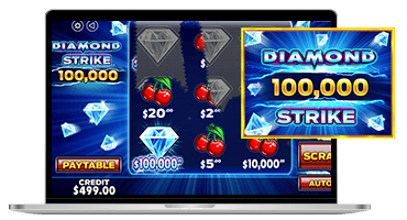 jeux casino grattage diamond strike scratchcard