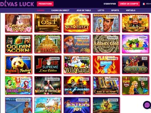 Divas Luck Casino games