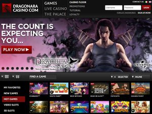Dragonara Casino website