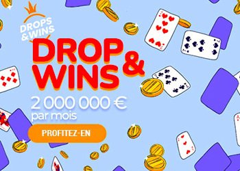 le tournoi drop and win anime la fin d'année sur les casinos