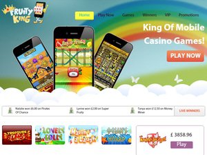 Fruity King Casino website