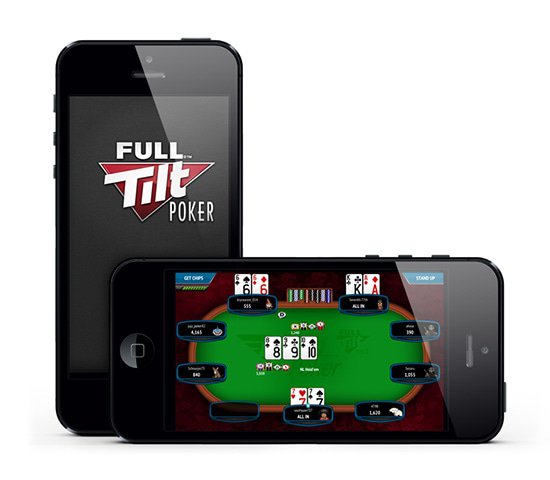 Les joueurs canadiens ont accès a l app sur mobile pour Full Tilt