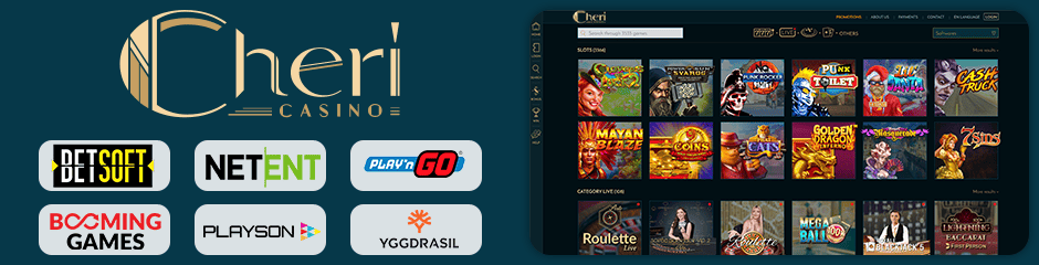 cheri casino jeux et logiciels