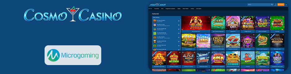 cosmo casino jeux et logiciels