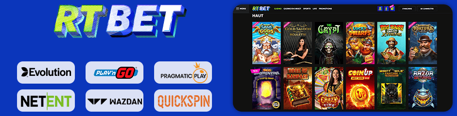 jeux logiciels rtbet casino