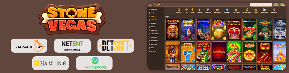 stone vegas casino jeux et logiciels