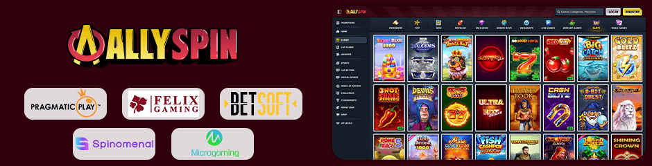 allyspin casino jeux et logiciels