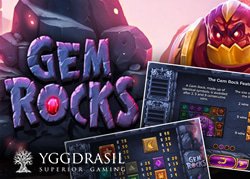 Gem Rocks Nouvelle machine a sous de Yggdrasil Gaming