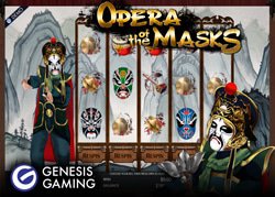 Genesis annonce la sortie de la machine a sous Opera Of the Masks