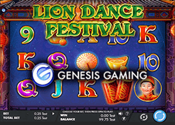 Genesis Gaming lance la machine à sous Lion Dance Festival