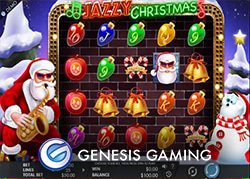 Genesis lance bientot la nouvelle machine a sous Jazzy Christmas