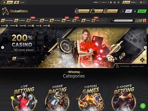 GlobalOdds Casino website
