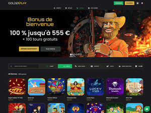 Goldenplay Casino website