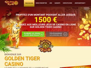 Golden Tiger Casino website