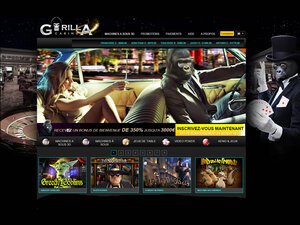 Gorilla Casino website