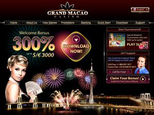 Grand Macao Casino website