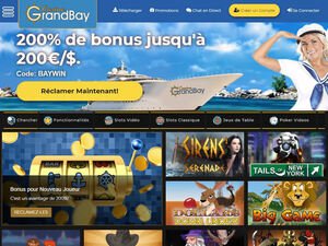 Grand Bay Casino website