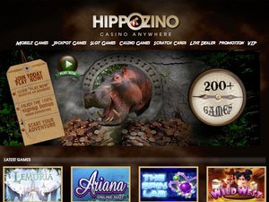Hippozino Casino website
