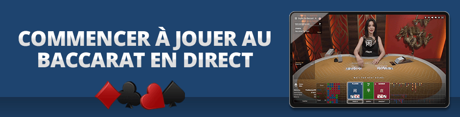 jouer au baccarat en direct