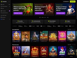Instasino Casino website