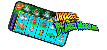 revue de la machine à sous en ligne invaders from the planet moolah