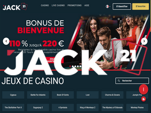 Jack21 Casino website
