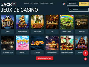 Jack21 Casino games
