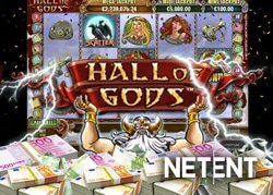 Jackpot decroche sur la machine a sous Hall of Gods de NetEnt