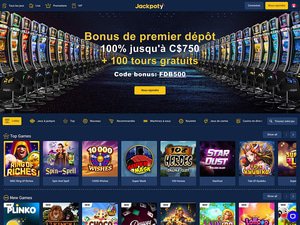 Jackpoty Casino website