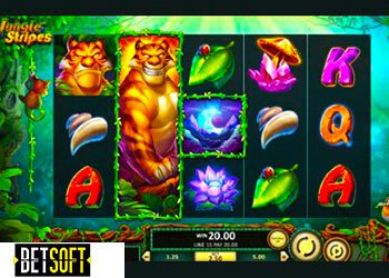Sortie du nouveau jeu de casino online francais Jungle Stripes