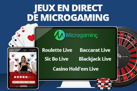 jeux en direct microgaming