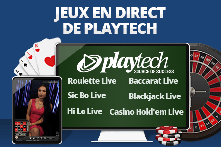 jeux en direct playtech