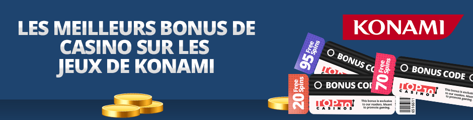 jouez avec un bonus de casino konami