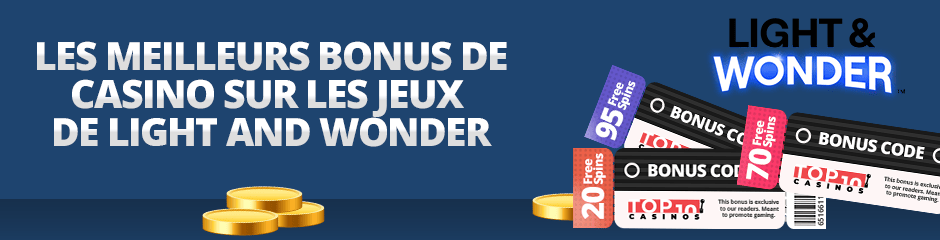 bonus jeux light and wonder