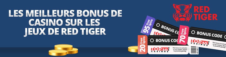 jouez avec un bonus de casino red tiger