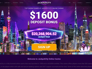 Jackpot City website