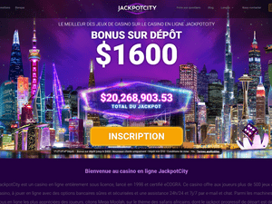 Jackpot City Casino website