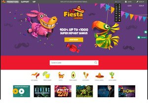 La Fiesta Casino website