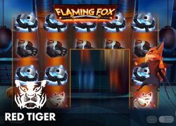 Lancement de la machine a sous Flaming Fox de Red Tiger