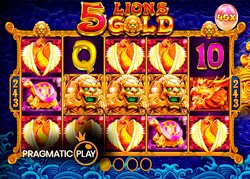 Machine a sous 5 Lions Gold bientot disponible