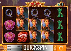 Lancement de la machine a sous Ark Of Mystery de Quickspin