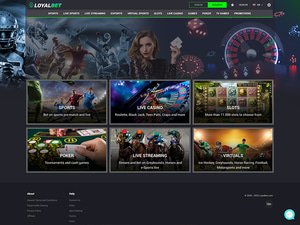 LoyalBet Casino website