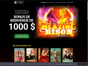 Luxury Casino website