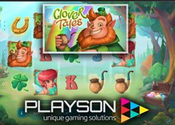 Machine à sous Clover Tales de Playson disponible en juillet