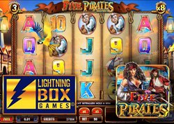 Machine à sous Five Pirates de Lightning Box enfin disponible