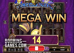 Machine a sous Golden Royals de Booming Games lancee