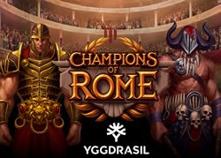 Machine a sous Champions Of Rome annoncee par Yggdrasil