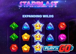 Machine a sous Starblast de Play N GO bientot disponible