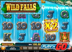 Machine a sous Wild Falls annoncee par Play N Go