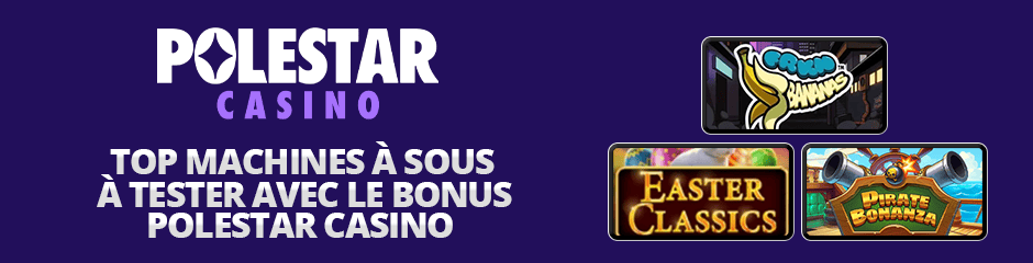 top machines à sous à tester avec l'offre